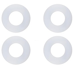 Flush Valve Seal 4pcs Diaphragm Base Sealing Washer Replacement, Drain Valve Water Stop Rubber Ring Gaskets Parts for Geberit 816.418.00.1