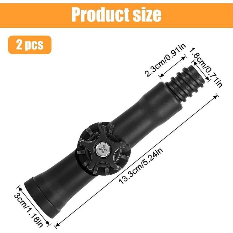 Universal 3/4'' Threaded Joint Angle Adaptor for Telescoping Extension Pole,