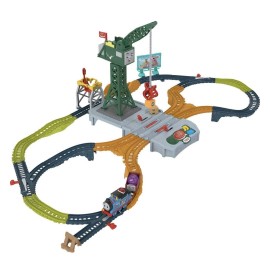 Thomas & Friends Motorized Train Set Talking Cranky Delivery Play Set NEW GIFT