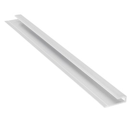 RecPro Rv & Trailer 92" Aluminum J-Channel Trim | Mill Finish | 0.88" H | Can Be Painted | Made in The USA | for Use on RV & Trailer Doors, Roofs and More (2)