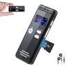 128GB Digital Voice Recorder - 1536kbps Dictaphone Digital Voice Activated