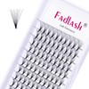 FADLASH Fan Eyelashes, 12D Eyelashes, 0.05 mm, D Curl, 8-14