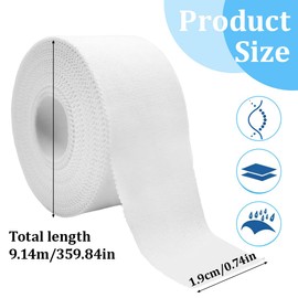 WUSJCOF Pack of 1 Finger Tape, Climbing Tape, Skin-friendly Sports Tape, Hand Tape for Strength Sports, Sports Finger Tape for Volleyball, Bouldering, Basketball, Handball (1.9 cm x 9.14 m)