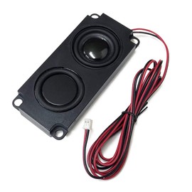 TATUM Mini Speaker Unit, 4Ω 5W, Passive Speaker, Double Diaphragm, Small Thin Design, Full Range Speaker, Wide Range Speaker, Universal DIY