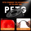 TECBEARS PETG Filament 1.75mm, 3D Printer Filament PETG Black Bundle,