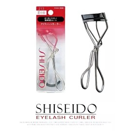 Shiseido Rizador De Pestañas Shiseido #213 Con 1 Goma De Repuesto Color Plateado