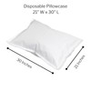 McKesson Single-Use Pillowcase, Disposable Pillow Case, Standard Size, White, 21