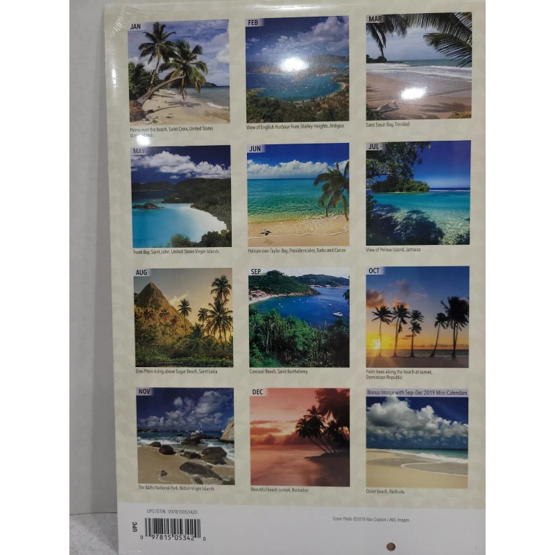 The Caribbean 2020 Calendar by Brown & Trout Beautiful Photos