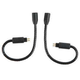 MMCX to 2 Pin 0.78mm Adapter Cable, MMCX Female to 2 Pin 0.78mm Male Headphone Jack Adapter Cord with Gold Plated Connector for AS10 AS06 AS10 ZST AS06 AS10 ZST ZS3 V10 UE