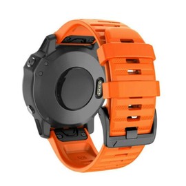 Fleshy Leaf 22mm Band Bracelet Strap Compatible for Garmin Fenix 8 AMOLED-47mm Fenix 7,Fenix 6,Fenix 6 Pro,Fenix 5,Fenix 5 Plus,Approach S60 S62,Forerunner 935 945,Quick Release Strap Wristband (orange-1)