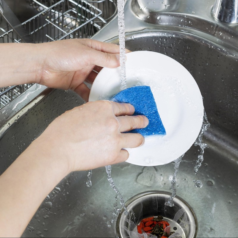 Suclain 500 Pcs Disposable Mesh Sink Strainer Bags, Elastic Kitchen
