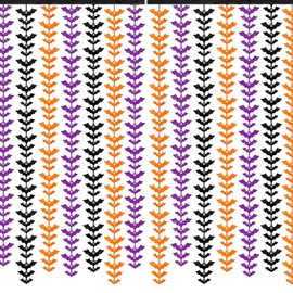 2 Pack Bat Halloween Foil Fringe Curtains Party Decoration, 3.3 X 6.6 Ft