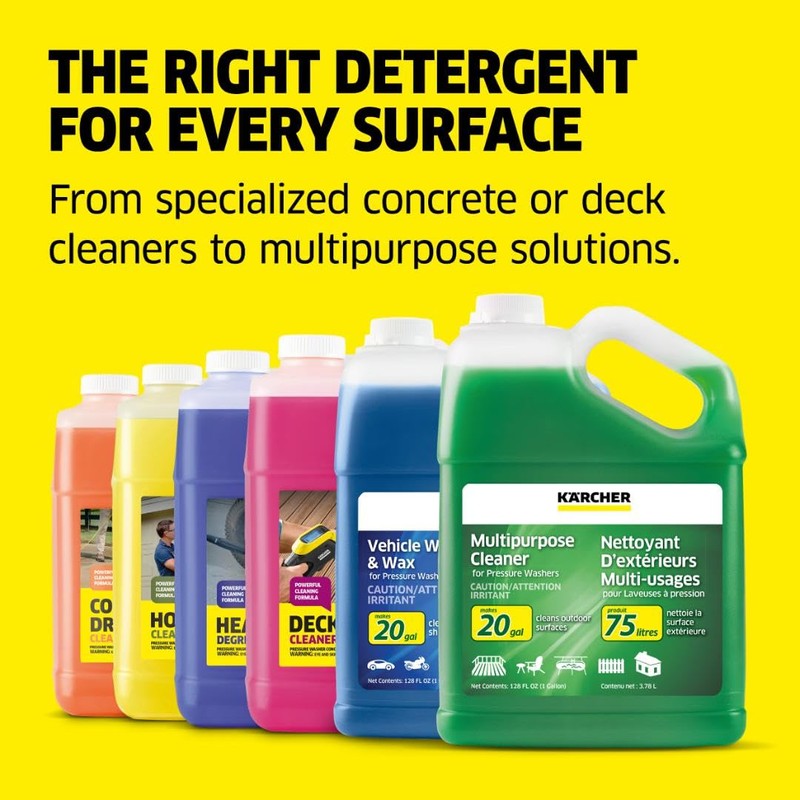 Kärcher Vehicle Wash and Wax, Pressure Washer Detergent, Cleans Cars,