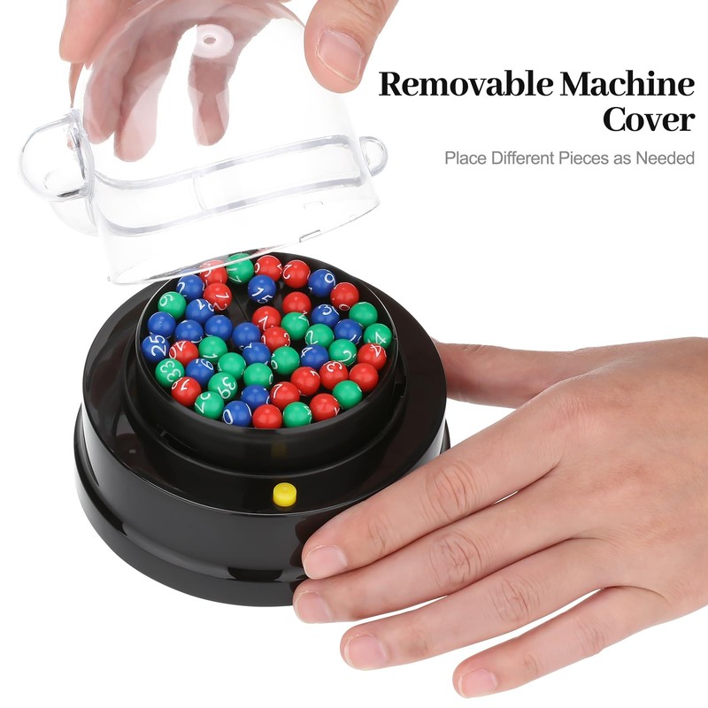 Electric Lotto Ball Machine - Electric Mini Machine Portable Bingo