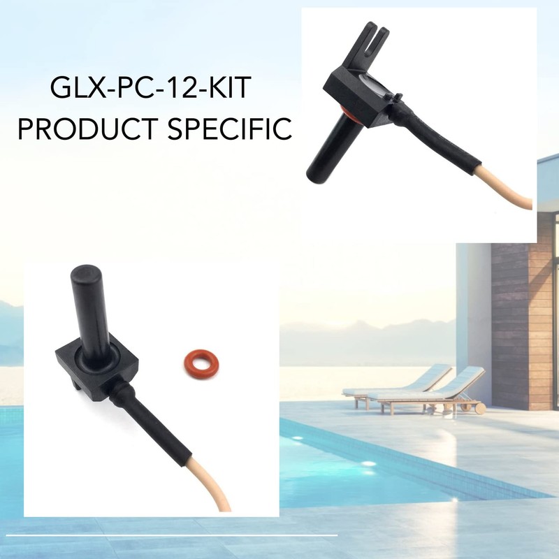 WMWUJ GLX-PC-12-KIT Pool Temperature Sensor Thermistor with 15 Feet Cable