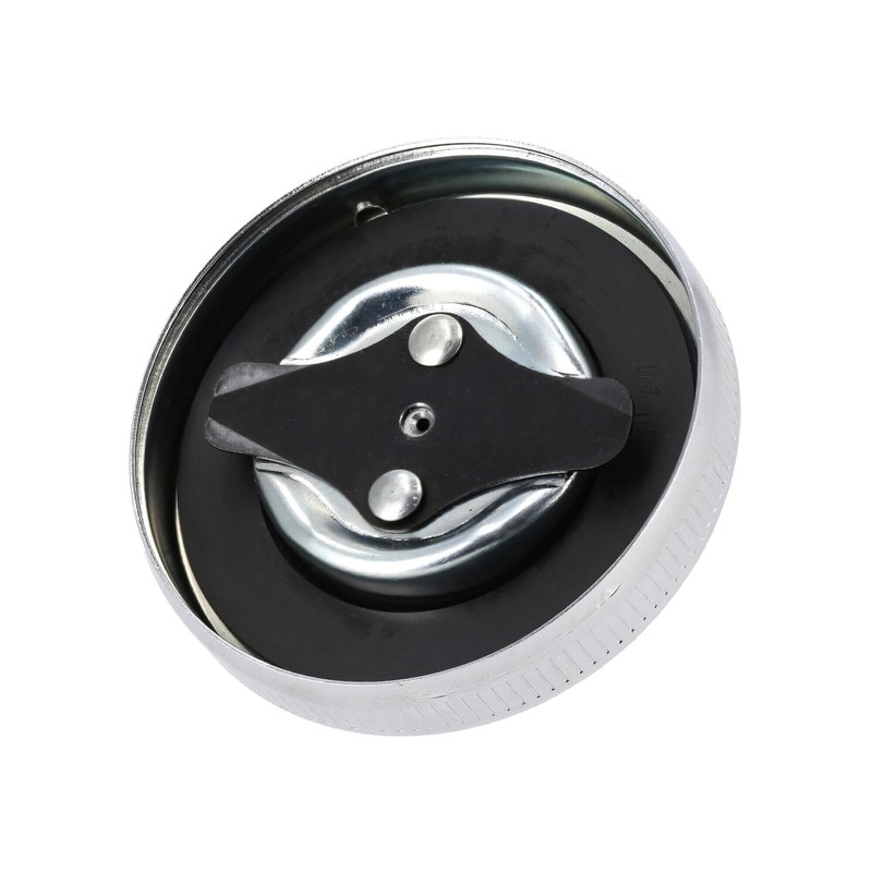 Fuel Cap with Bleed Valve Red/Chrome - for Simson S50,