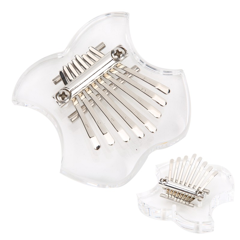 Thumb Piano Crystal Mini Portable Fruit Mbira Music Instrument for