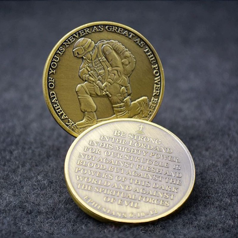 The Task Ahead Military Challenge Coin