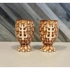 Stiggins Plantation Rum Stiggins Pineapple Terracotta Shot Glass Set of