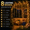 100ft Solar String Lights for Outdoor Décor – 8-Mode Waterproof