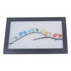 Sea Glass Birds Photo Frame 12 Birds Unique Wooden Frame