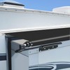 Dulepax-RV Slide Out Awning Fabric Replacement-(46" x 110", Black- Fabric