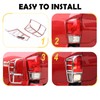 Tail Light Guard Covers Compatible with Toyota Tacoma 2016-2023, Rear