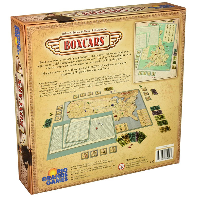 Boxcars Board Game