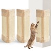 Taiyin 3 Pack Cat Scratcher Corner Pad, Wall-Mounted Sisal Cat