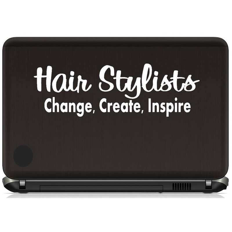 Hairstylist Create Change Inspire Decal Sticker for Car Window