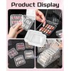 DAWZMR 18PCS Press on Nail Cases, Artificial False Nail Storage