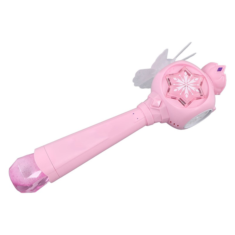 Musical Light Up Bubble Blower Innovative Hexagram Shape Princess Electric