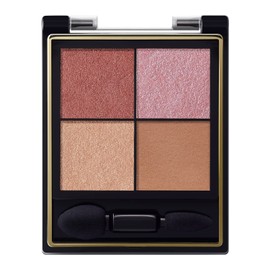 Excel CX06 Real Close Shadow (Back Slit) Nuance Color Eyeshadow Palette, 4 Colors, 3 Textures (Glossy, Lame, Matte)