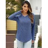 MixShe Womens Sweaters Long Sleeve Shirts for Women Tunic Tops