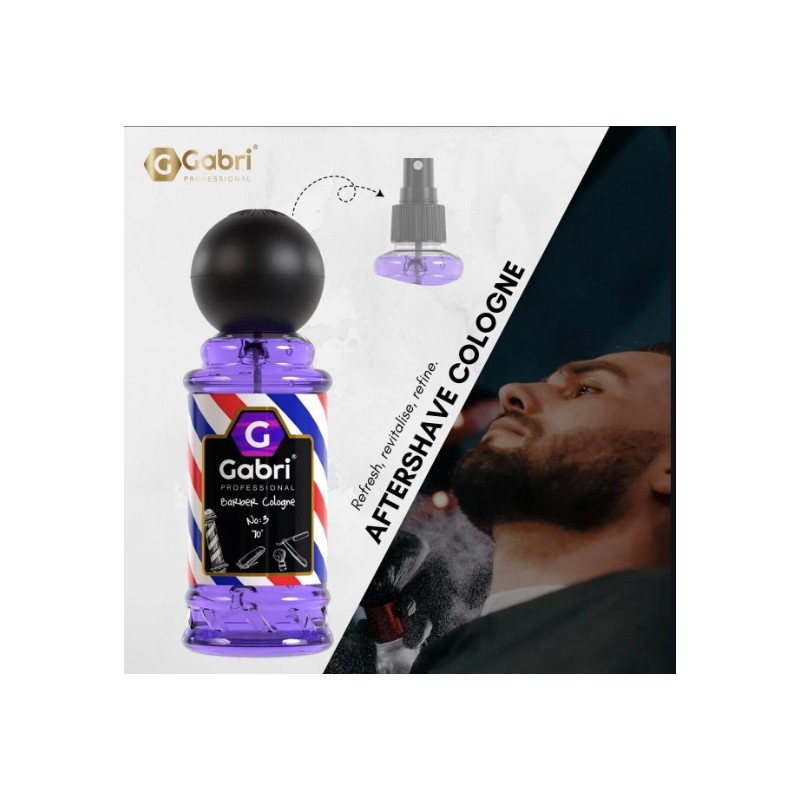 Gabri No3 Barber Cologne, Aftershave Cologne, Men's Eau de Cologne,