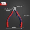 GOLD DEER Wire Flush Cutters Precision Side Cutting Pliers Wire
