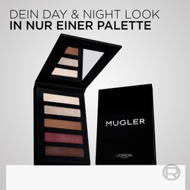 L'Oréal Paris x Mugler Limited Edition Eyeshadow Palette Nude, Highly Pigmented Eyeshadow for Dramatic Eye Looks, 8 g