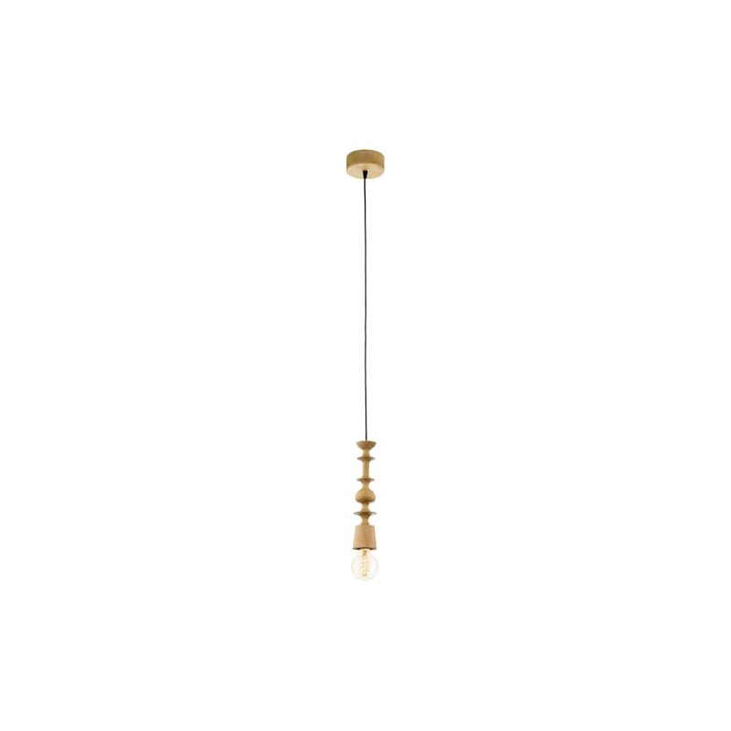 Eglo AVOLTRI Hanging Light Wood 60 W, Oak