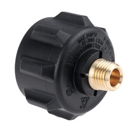Propane Tank Refil Adapter Gas Regulator Valve 1/4 Inch Male Fitting with Nut(QCC1 1/4" Male)