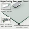 SAYAYO Floating Glass Shelves for Bathroom, Tempered Glass Shelf for