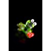 Green Frog Mini with Heart - Glass Figurine Green -