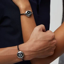 Pulseras Táctiles Totwoo Sun&moon De Larga Distancia Milan R Color Sliver&sliver