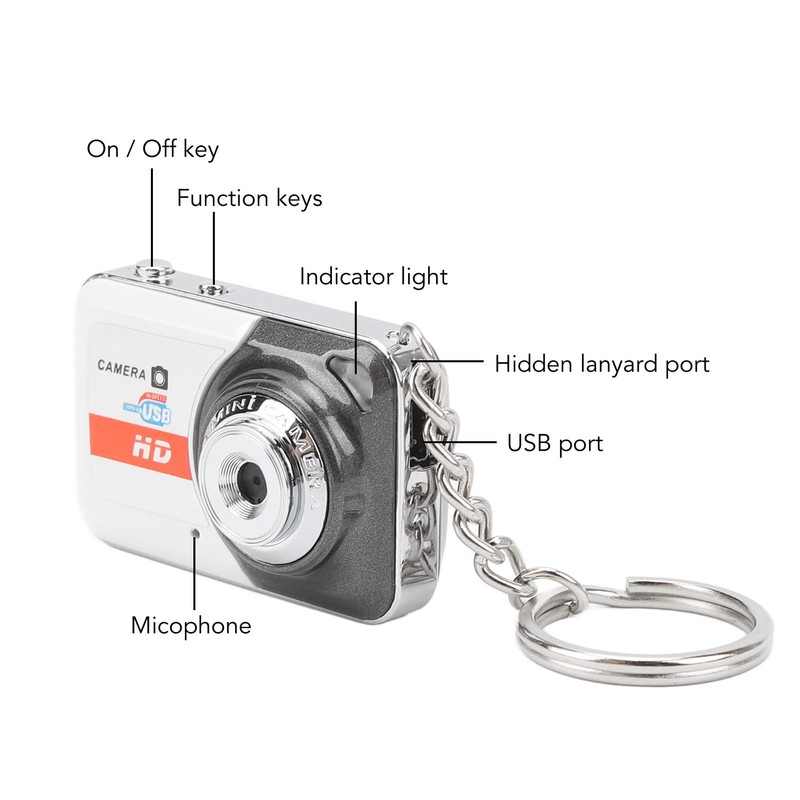 Thumb Camera, Portable Video Camera with Motion Detection, Point and
