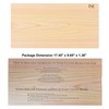 Hinoki Cypress Reversible Wood Cutting Board, 17.3" x 9.5" x1.2",