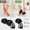 Silicone Heel Cups for Walking Comfort – U-Shaped Foot Support