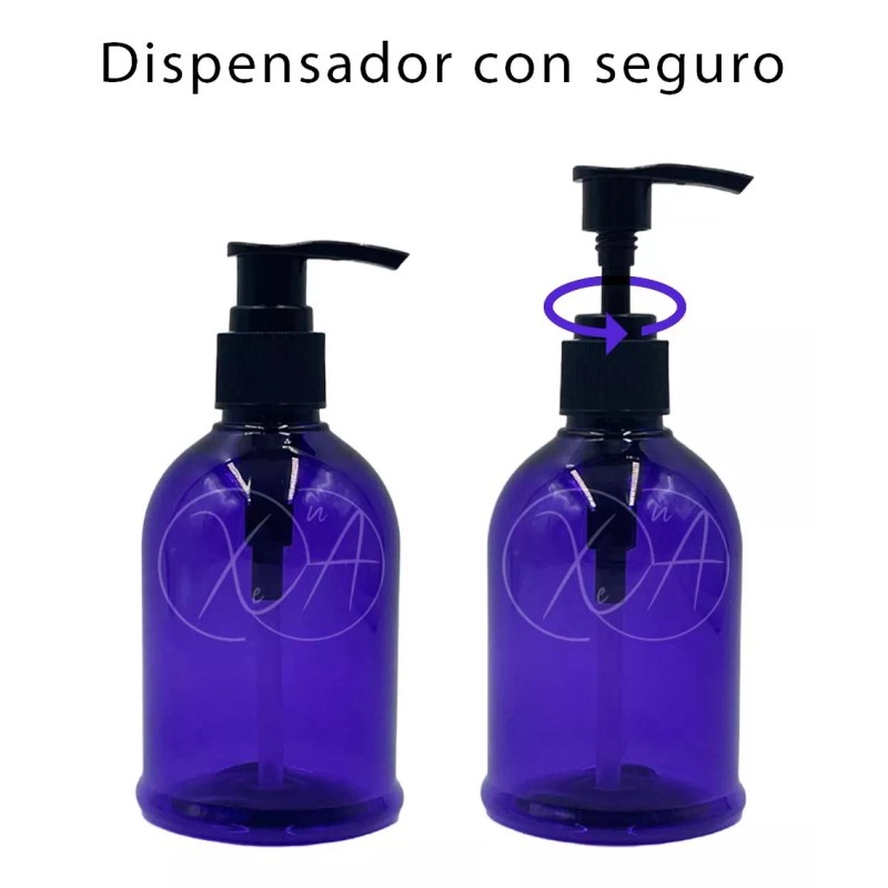 Xena Envases Plasticos 250 Ml Campana Dosificador Shampoo Crema 6