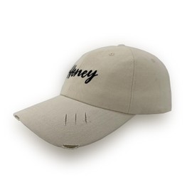 Noxmidl Men Women Embroidery Honey Baseball Cap Vintage Black DAD MOM Funny Gifts Trucker Cotton vios-White