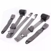 C-HORSE 2 Retractable 3 Point Safety Gray Seat Belt Straps