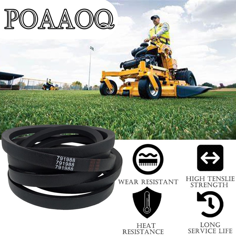 POAAOQ Mower Deck Belt 791988 / Aramid Cord / 140.75
