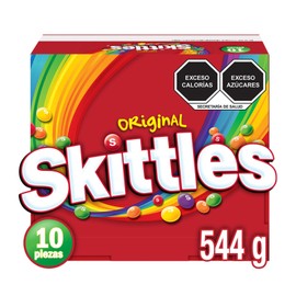 Skittles Dulces caramelo suave original 10 piezas de 54.4g - 540.4g